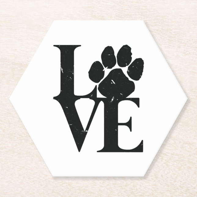 Porta-copo De Papel Cães Adoram Cães (Frente)