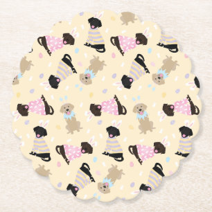 Porta-copo De Papel Cães felzs pascoa Labrador Retriever