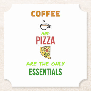 Porta-copo De Papel Café e pizza