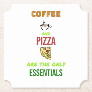 Porta-copo De Papel Café e pizza