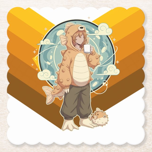 Porta-copo De Papel Calm Before the Puff (Frente)