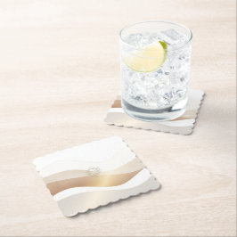 Porta-copo De Papel Calm Desert Waves com Fennec Essence | Se Mínimo