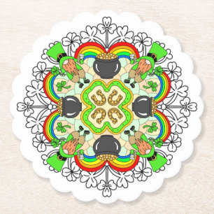 Porta-copo De Papel Camarões, Dia de São Patrício de duende