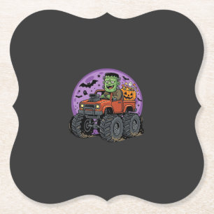 Porta-copo De Papel Caminhão Monstro Frankenstein Gráfico de Halloween