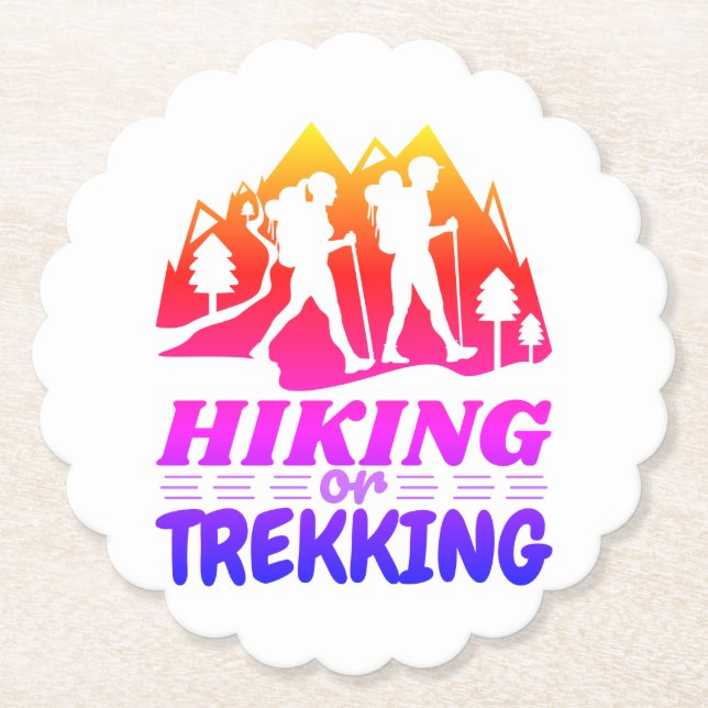 Porta-copo De Papel Caminho ou Trekking (Frente)