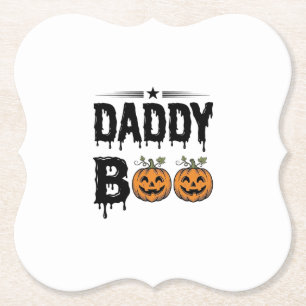 Porta-copo De Papel Camisa de Abóbora de Halloween Vintage Daddy Boo D