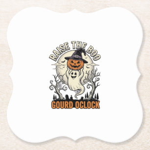 Porta-copo De Papel Camisa de Abóbora Fantasma Gravura de Halloween Vi