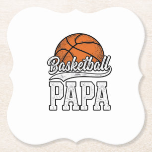 Porta-copo De Papel Camisa de Basquete Papa com Desenho de Gravação Vi