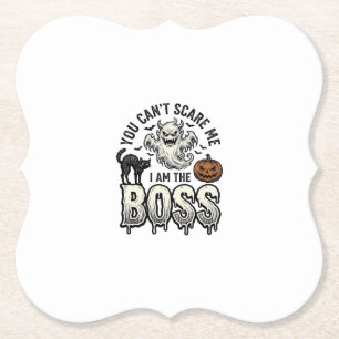 Porta-copo De Papel Camisa de Boss de Fantasma de Gravura Vintage de H