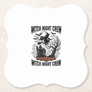 Porta-copo De Papel Camisa de Bruxa Vintage Noite do Halloween Gráfico