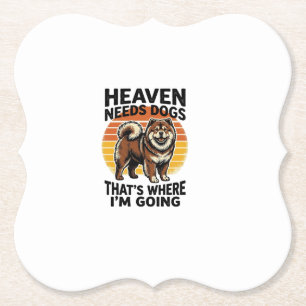Porta-copo De Papel Camisa de Cachorro Chow Chow Heaven Tributo Vintag