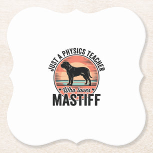 Porta-copo De Papel Camisa de Cachorro Vintage do Professor de Física