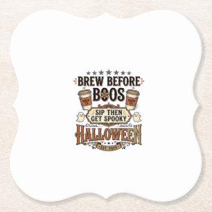 Porta-copo De Papel Camisa de Café de Halloween Prepare Antes dos Espí