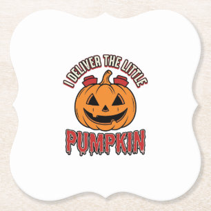 Porta-copo De Papel Camisa de entrega de Halloween da enfermeira abóbo