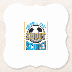 Porta-copo De Papel Camisa de Futebol Vintage Drible Passe Chute Pontu