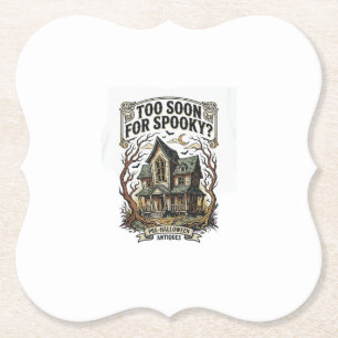 Porta-copo De Papel Camisa de Halloween Antiga com Design de Casa Asso