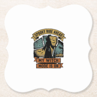 Porta-copo De Papel Camisa de Halloween de Bruxa Design de Bruxa Vinta