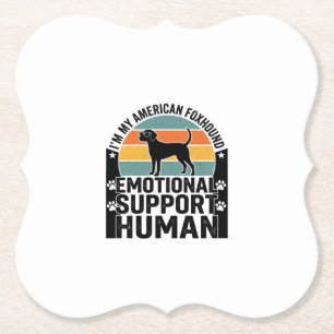 Porta-copo De Papel Camisa de Humano de Suporte Emocional American Fox