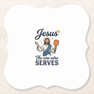Porta-copo De Papel Camisa de Jesus Pickleball O Que Serve