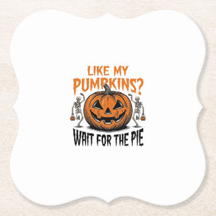 Porta-copo De Papel Camisa de Torta de Halloween de Abóbora Engraçada