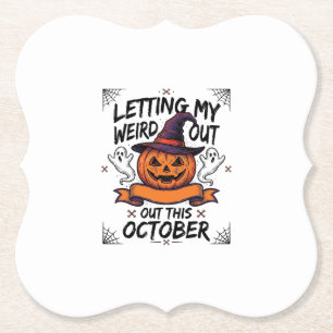 Porta-copo De Papel Camisa Estranha de Halloween Com Fantasmas de Abób