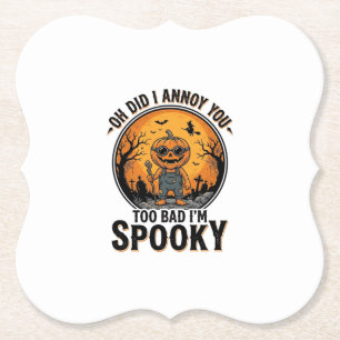 Porta-copo De Papel Camisa Sarcástica de Halloween Cemiteryo Assombrad
