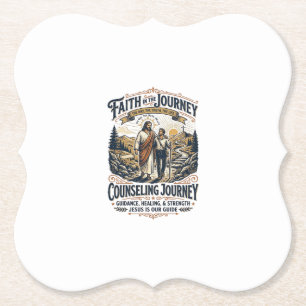 Porta-copo De Papel Camisa Vintage Cristã Amigável Terapia de Jesus Ch