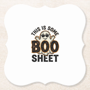 Porta-copo De Papel Camisa Vintage de Halloween Funny Ghost Boo Sheet