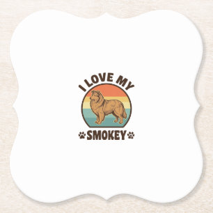 Porta-copo De Papel Camisa Vintage de pôr do sol do cão Smokey Sheltie