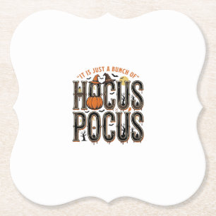 Porta-copo De Papel Camisa Vintage Hocus Pocus Halloween Abóbora Desig