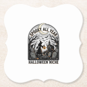Porta-copo De Papel Camiseta de Halloween Diária Desenho Assustador pa