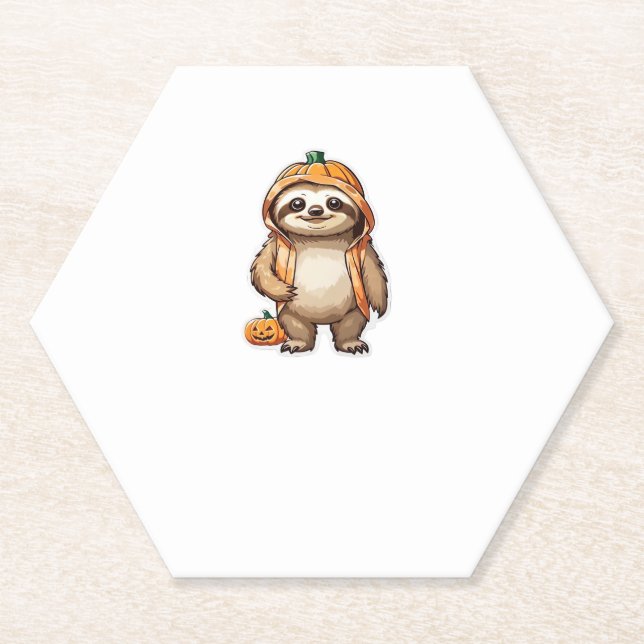 Porta-copo De Papel Camiseta Essencial de Halloween (Frente)