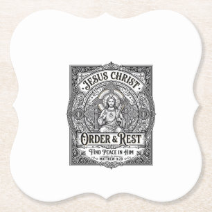 Porta-copo De Papel Camiseta Gráfica Cristã Jesus Desembaralha Casa Li