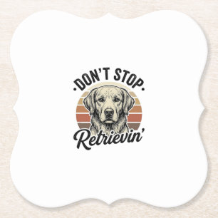 Porta-copo De Papel Camiseta Gráfica de Gravura Vintage de Cachorro Re