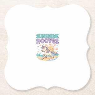 Porta-copo De Papel Camiseta Gráfica Tendência Cascos Unicórnio Luz So