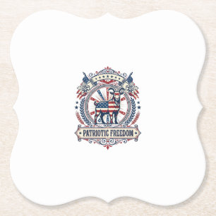 Porta-copo De Papel Camiseta Gráfica Vetorial Fazenda de Cabra Patriót