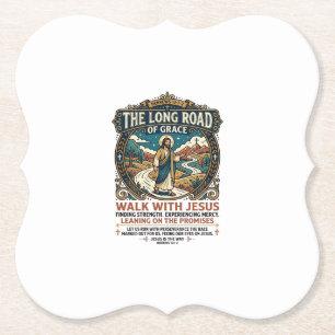Porta-copo De Papel Camiseta Jesus Trucker Long Haul Inspiradora Feita