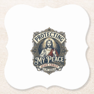 Porta-copo De Papel Camiseta Respeito Pela Jesus Limites Fé