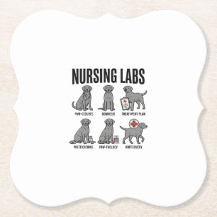 Porta-copo De Papel Camiseta Vetorial de Desenho Médico de Cachorro de