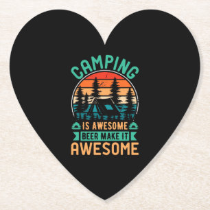 Porta-copo De Papel Camping é Incrível Cerveja Torna-o Incrível
