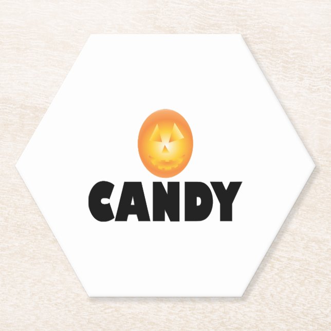 Porta-copo De Papel Candy Halloween (Frente)