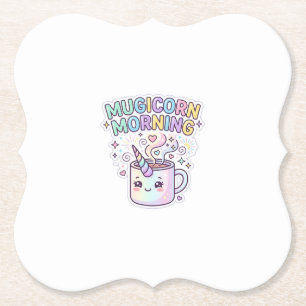 Porta-copo De Papel Caneca Unicórnio Manhã Design Gráfico Zazzle Des