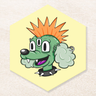 Porta-copo De Papel Caniche Punk