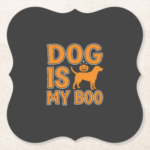Porta-copo De Papel Cão é o Meu Boo Halloween Cão