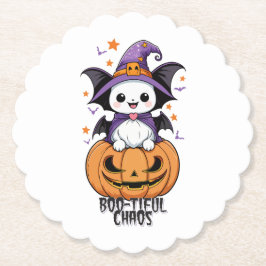 Porta-copo De Papel Caos Bonitos | Morcegos, Chapéus e Abóboras