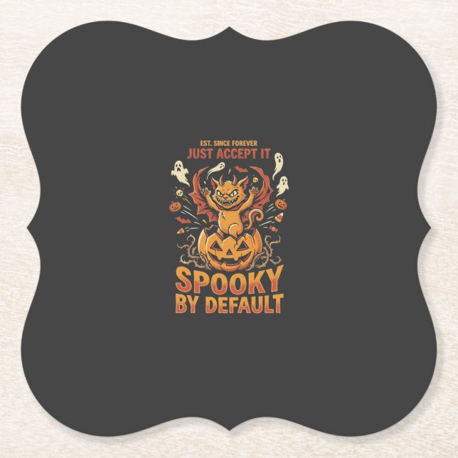 Porta-copo De Papel Caos de Fantasias de Halloween (Frente)