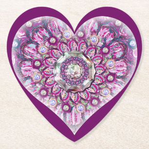 Porta-copo De Papel Cardinal Red Rosace