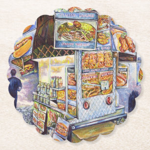 Porta-copo De Papel Carga de trabalho artística extraordinária