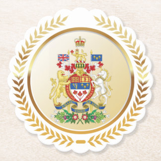 Porta-copo De Papel Casaco de armas do Canadá