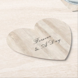 Porta-copo De Papel Casamento Rustic Faux Cream White Wood
